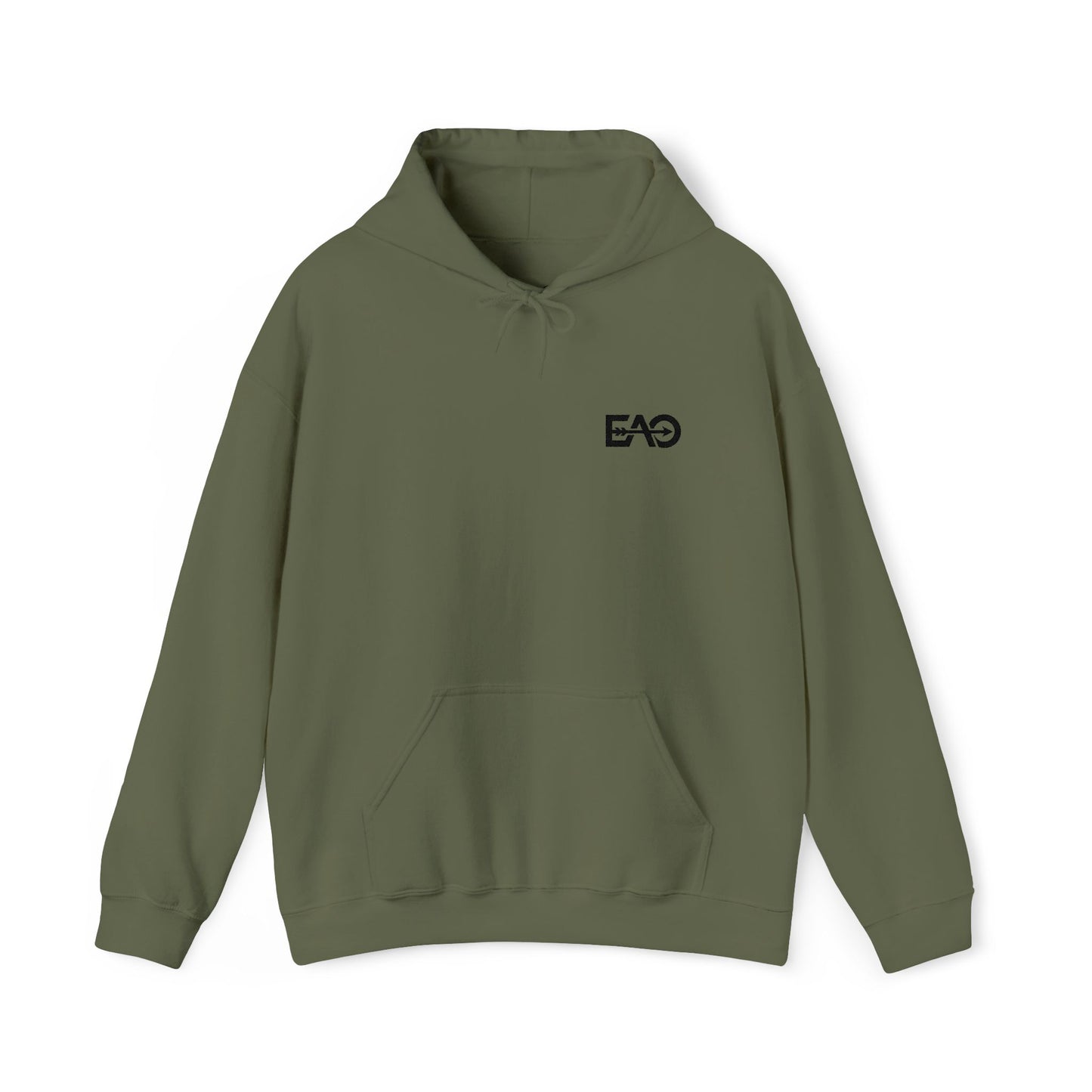 Heavy EAO Embroidered Simple Hoodie