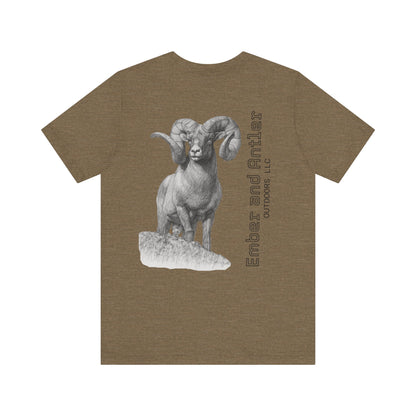 Ember and Antler Ram Tee