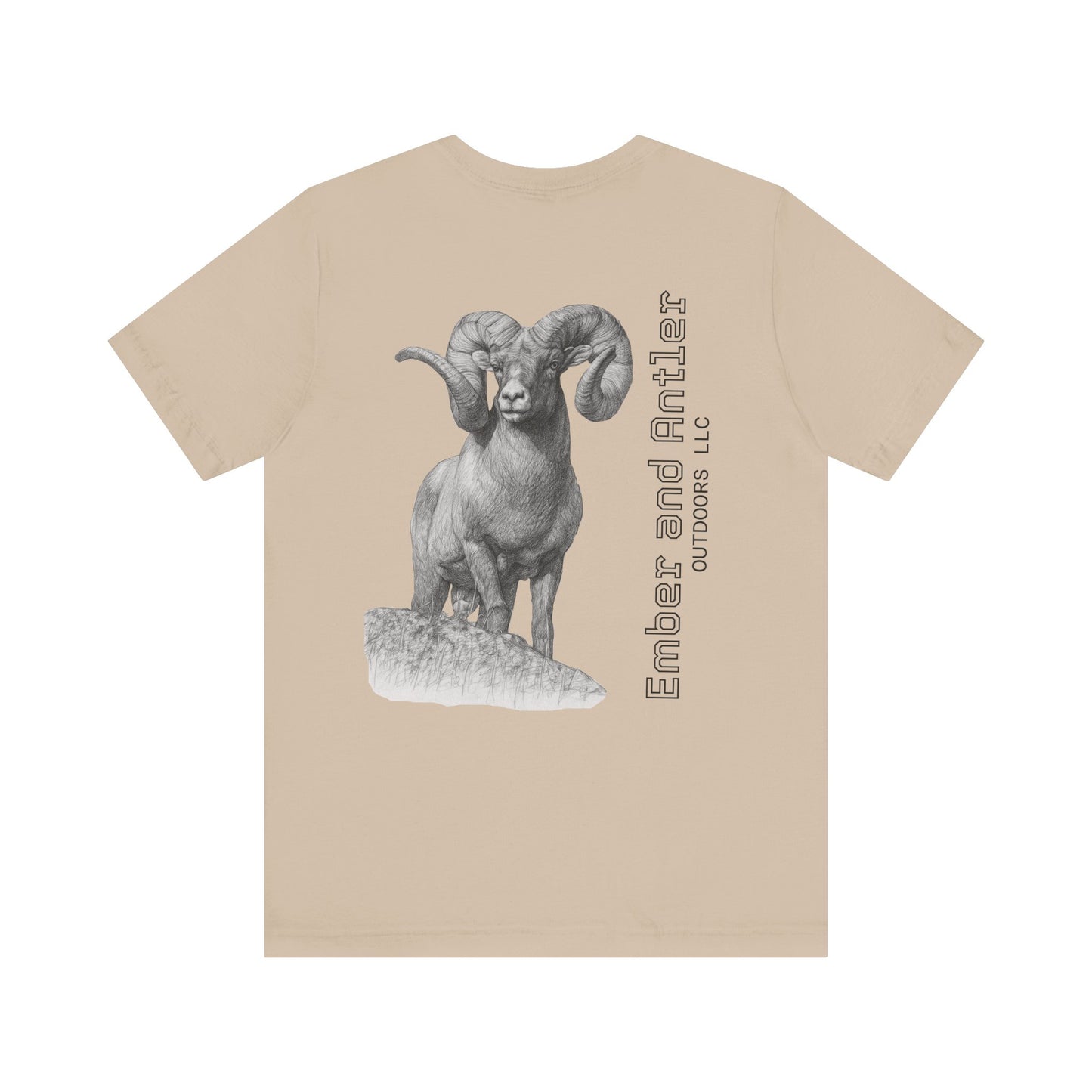 Ember and Antler Ram Tee