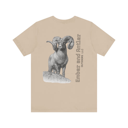Ember and Antler Ram Tee