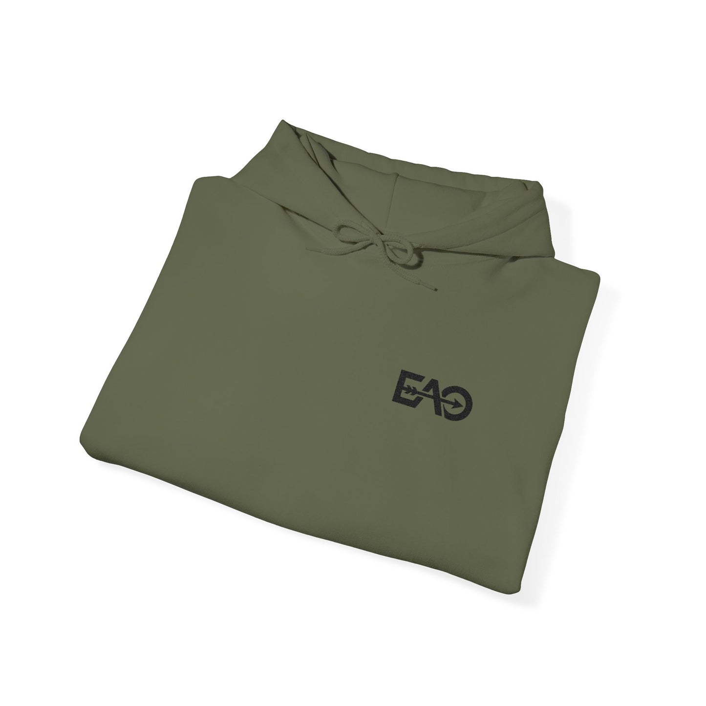 Heavy EAO Embroidered Simple Hoodie