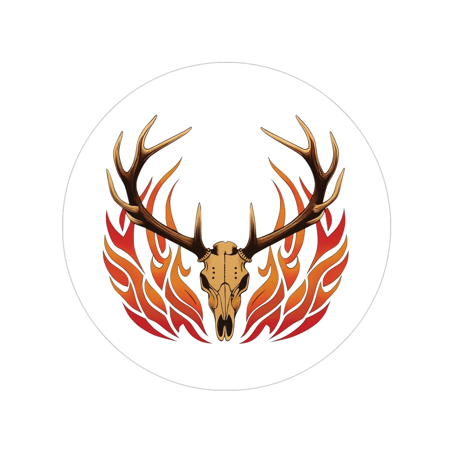 Transparent Outdoor Stickers, Round, 1pcs