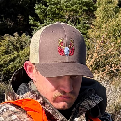 Ember and Antler Truckers Cap